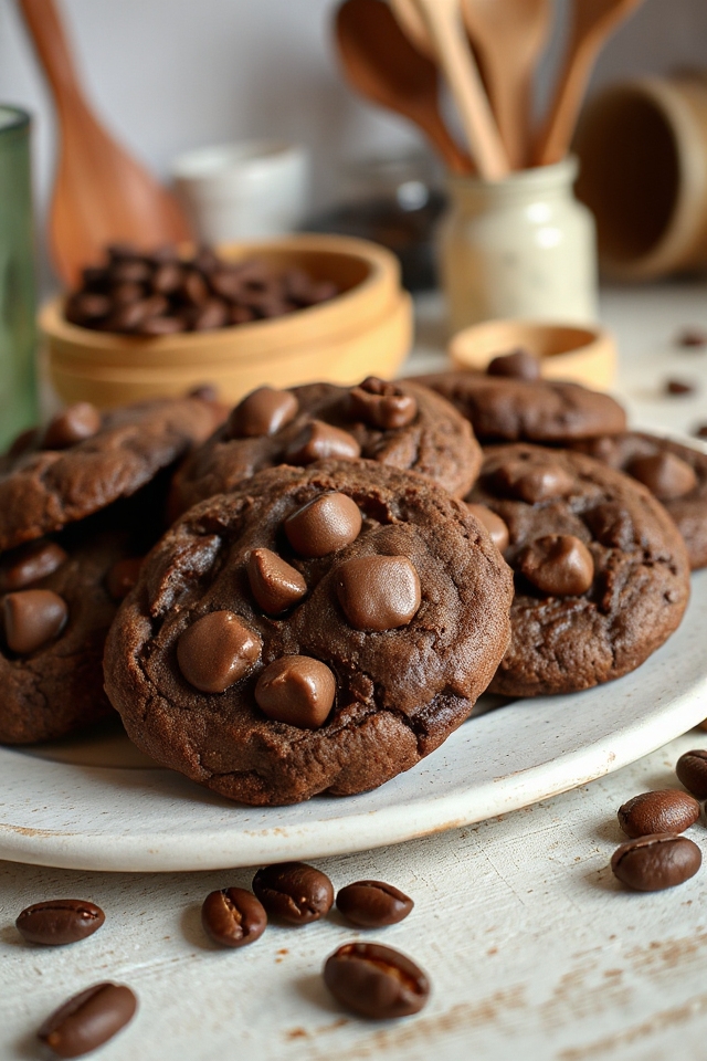 chocolate coffee bliss cookies