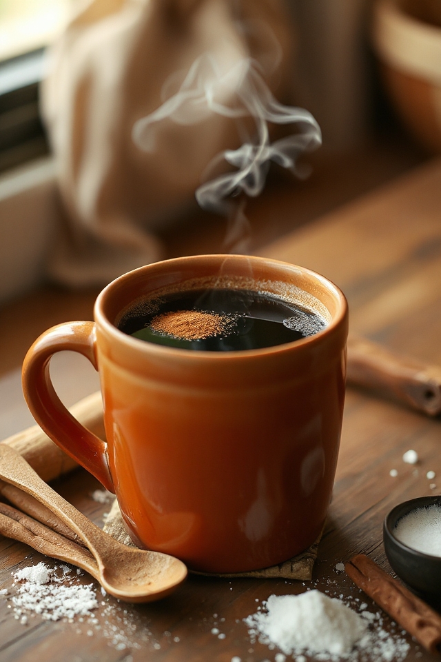 cinnamon spiced coffee mix preparation