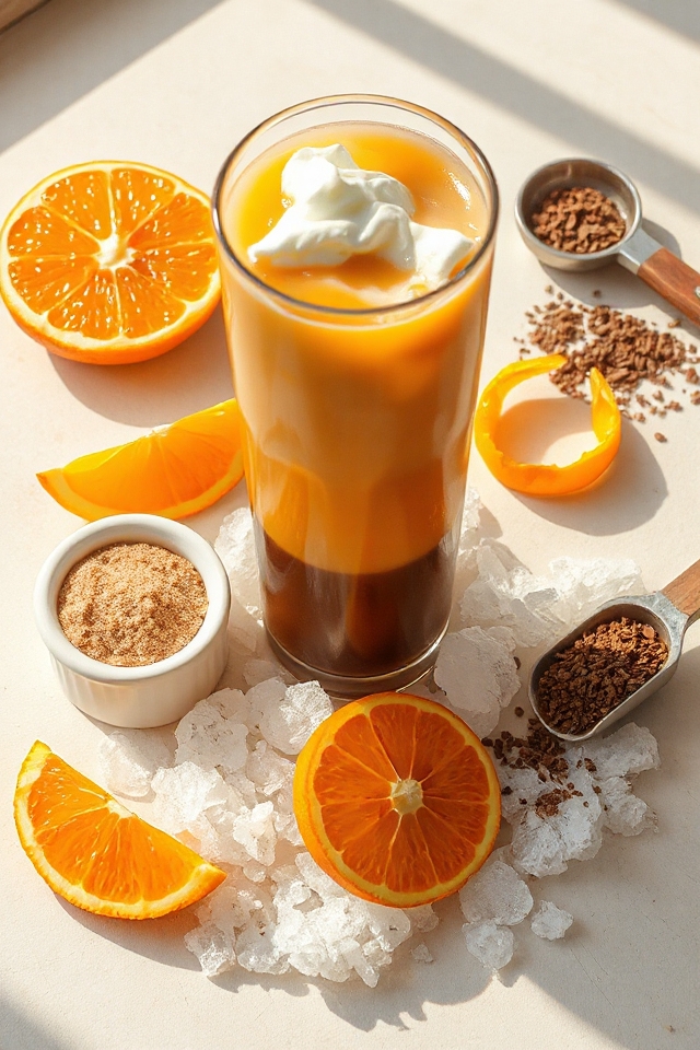 citrusy iced coffee delight