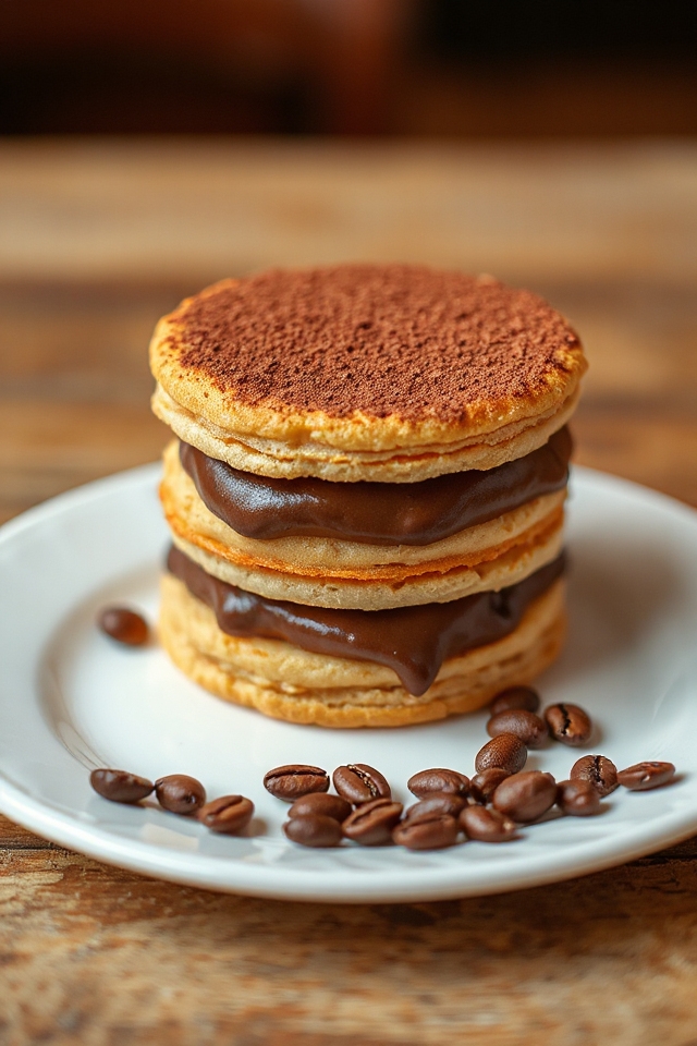 coffee cream layered dessert