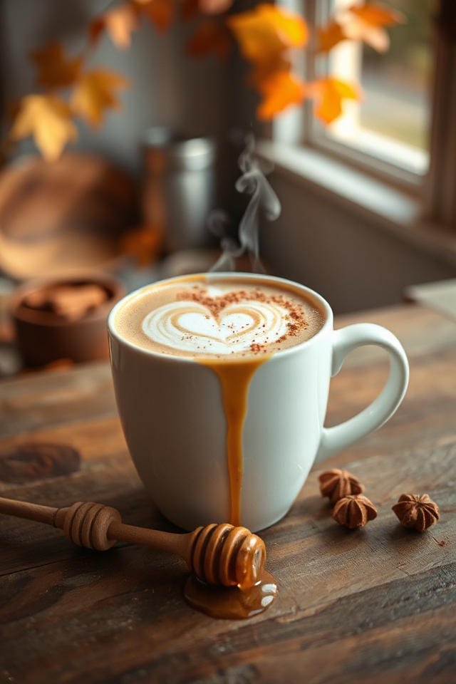 crafting a cozy latte