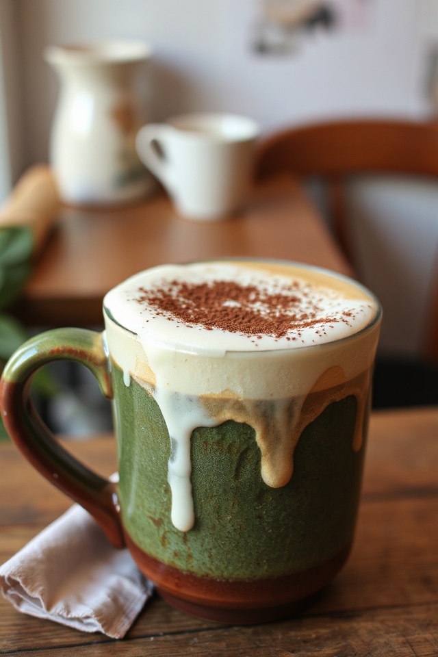 creamy espresso half and half delight