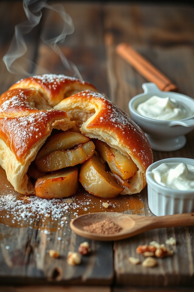 delicious butter coffee strudel