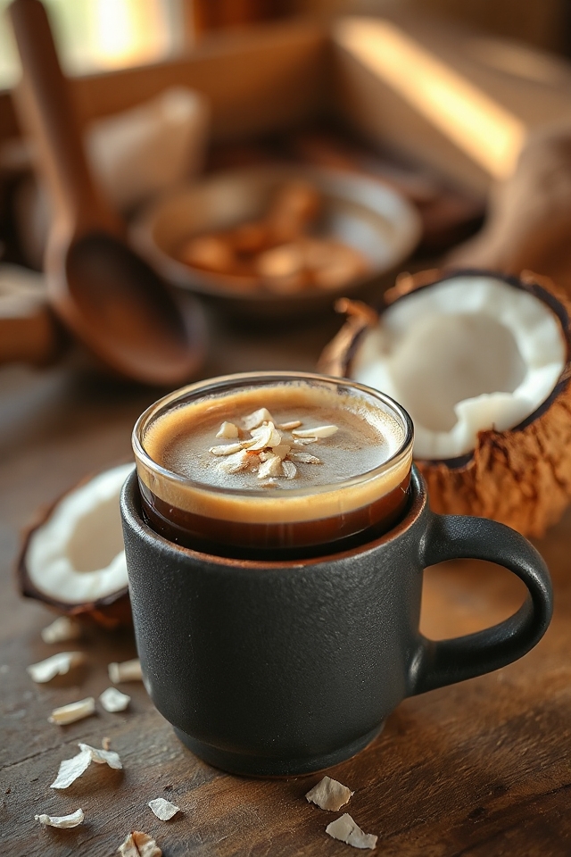 delightful coconut milk coffee