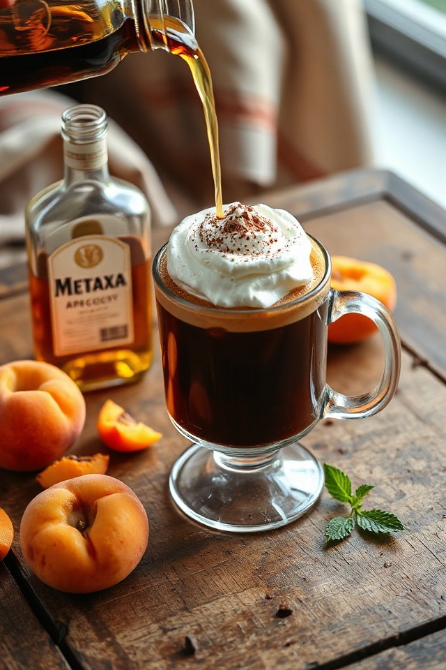 greek coffee with apricot