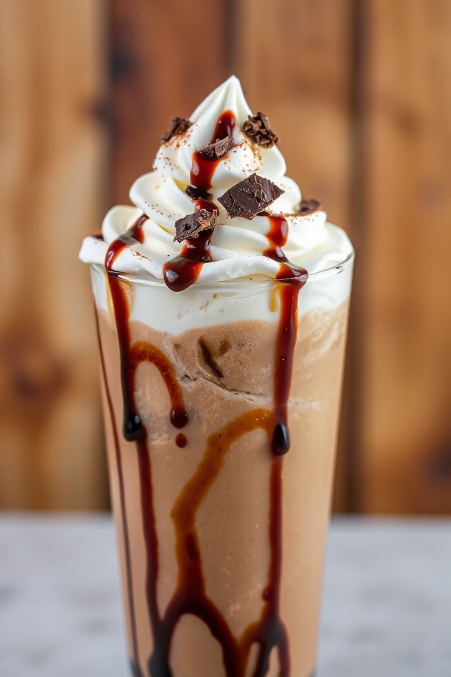 homemade iced mocha delight