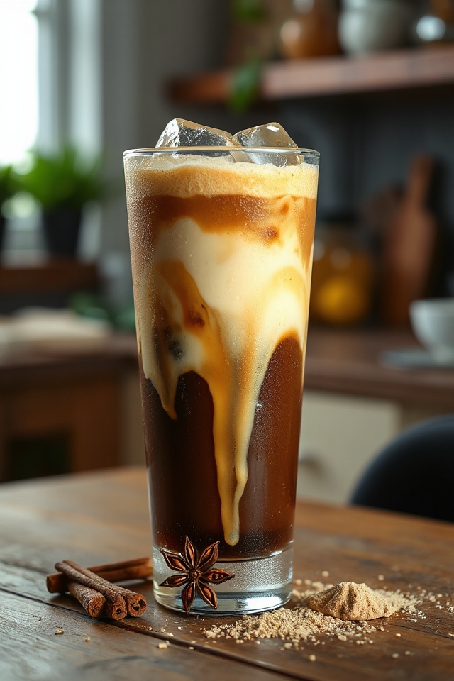 iced spiced dandelion coffee recipe