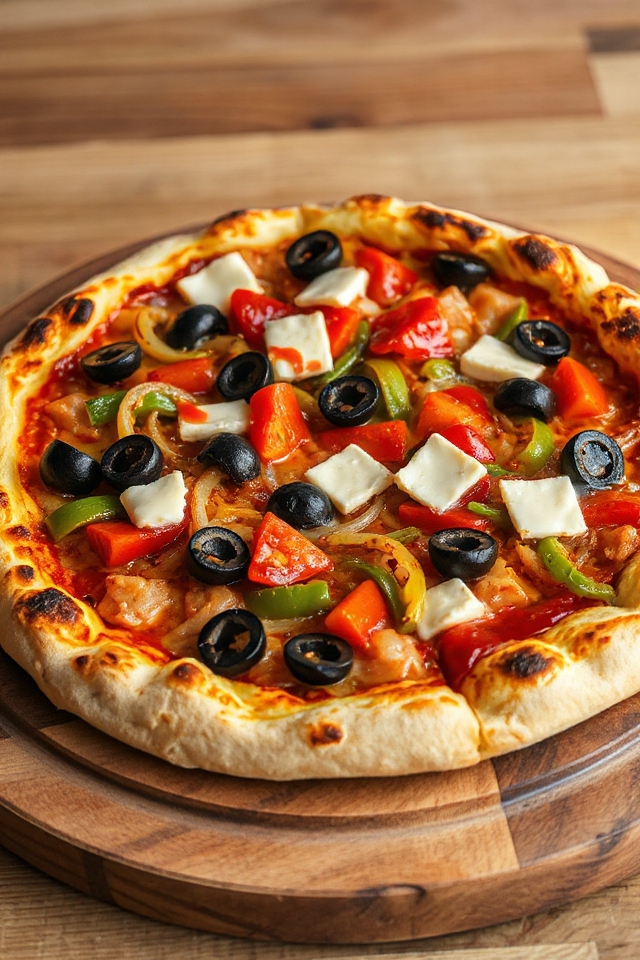 make vanilla coffee pizza