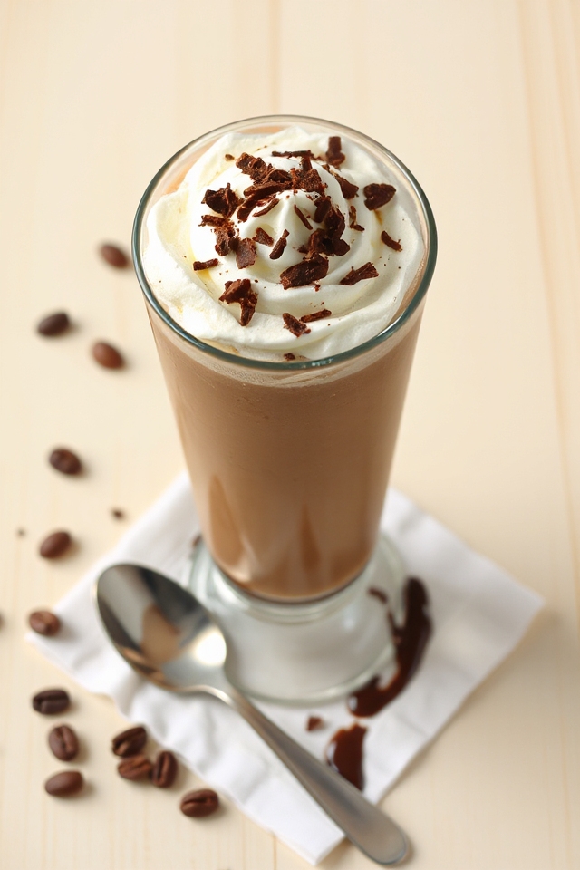 mocha coffee frappe recipe