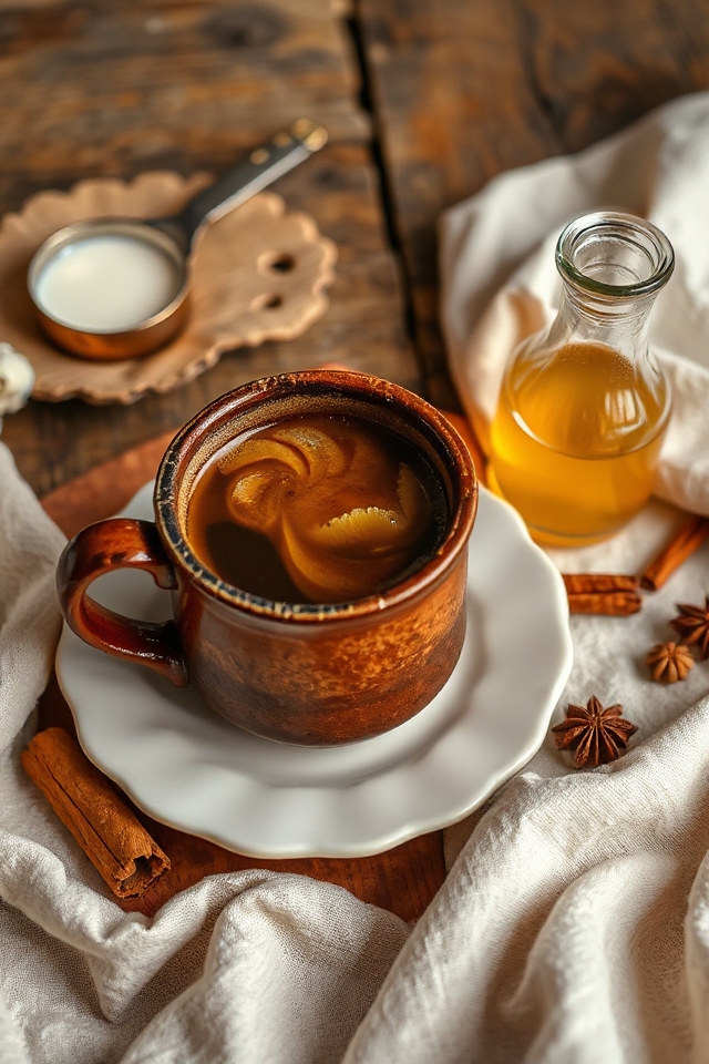 moroccan coffee with orange blossom