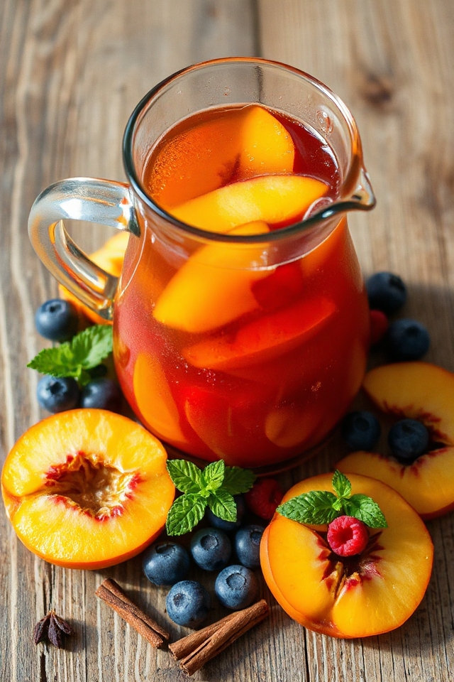 peach flavored coffee blend