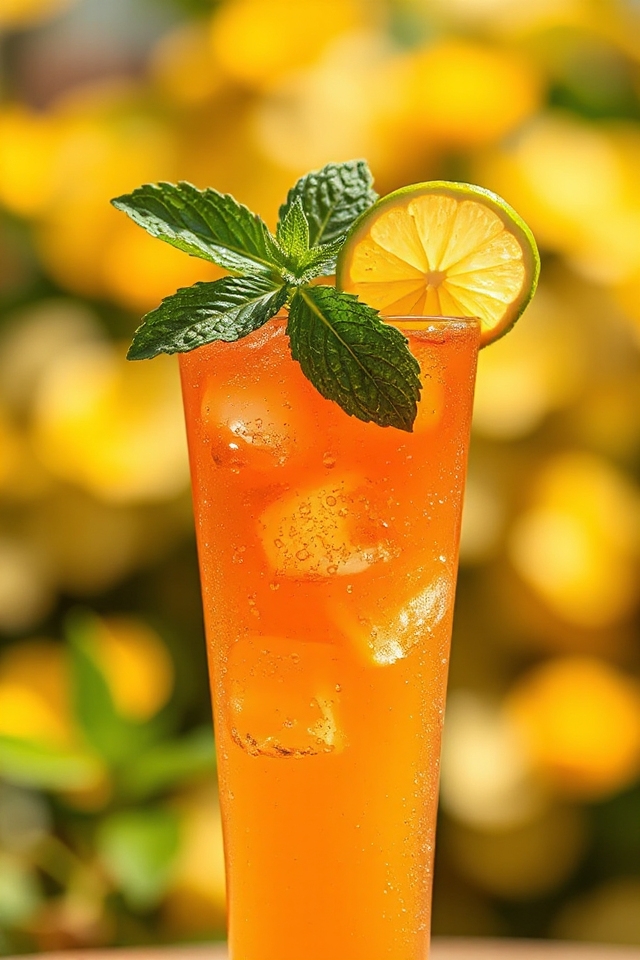 rum infused orange mocha coffee