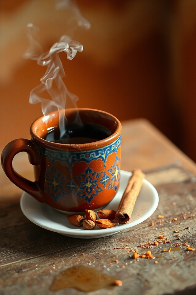 spiced orange blossom coffee