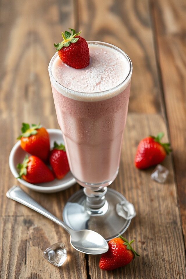strawberry flavored frappe coffee recipe